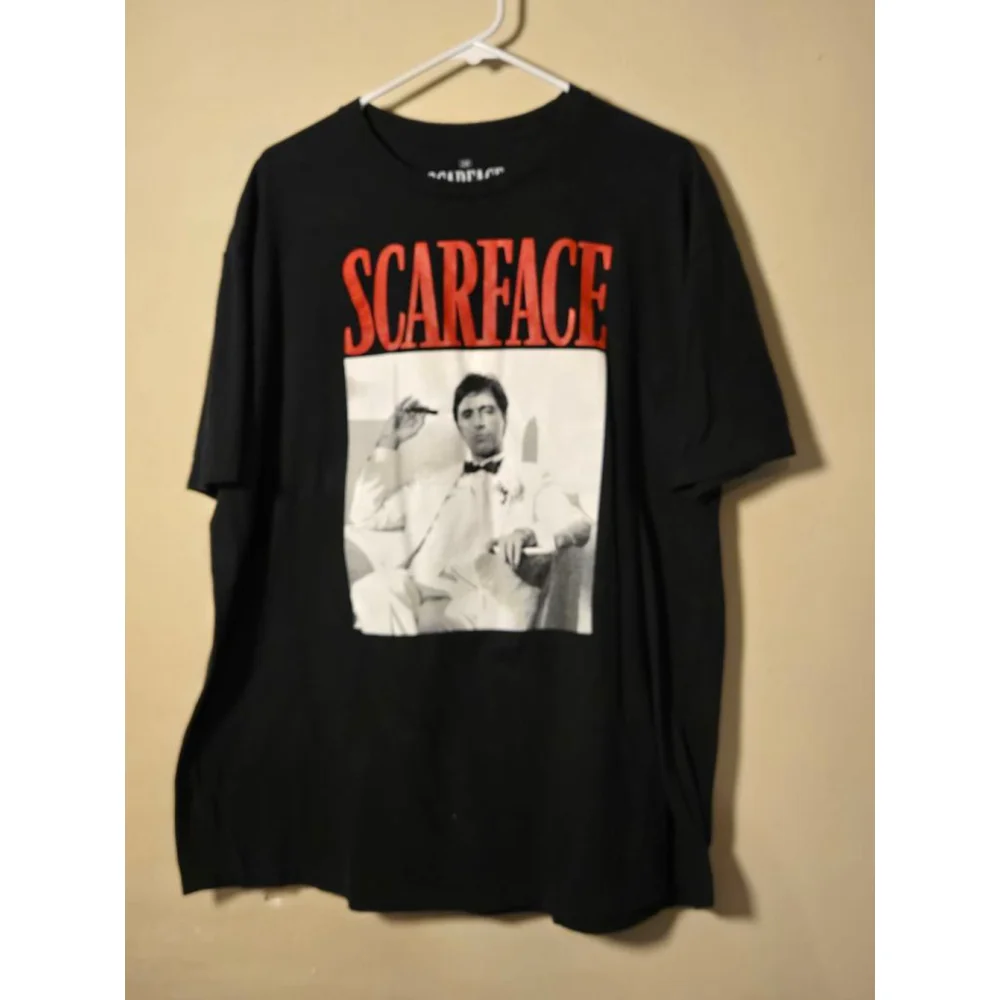 Men's Scarface Black Red Short Sleeve Tee XXL - Picture 2 of 4